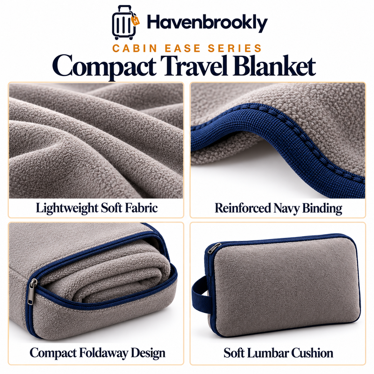 Cabin Ease Compact Travel Blanket