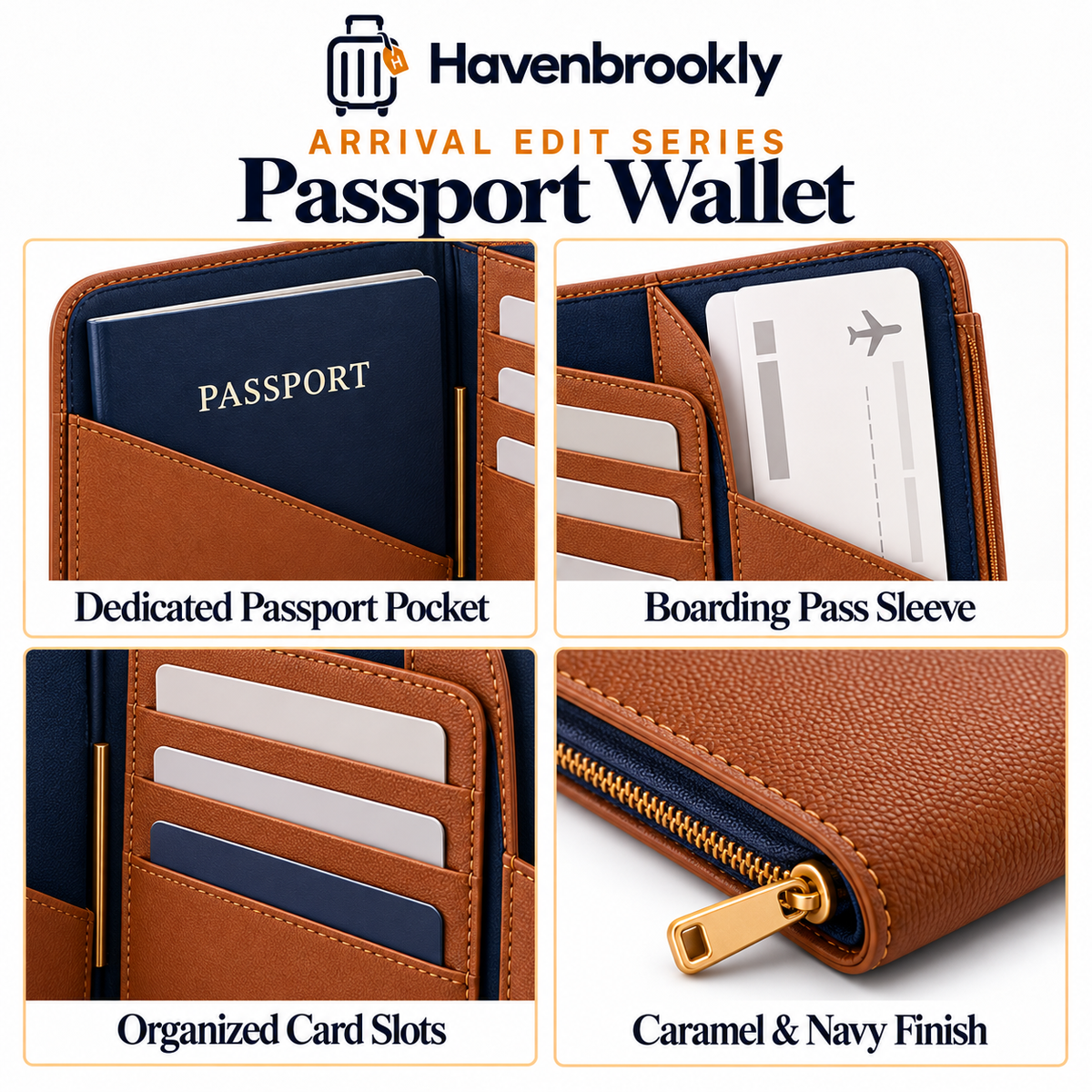 Arrival Edit Passport Wallet