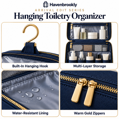 Arrival Edit Hanging Toiletry Organizer
