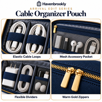 Arrival Edit Cable Organizer Pouch