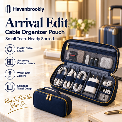 Arrival Edit Cable Organizer Pouch