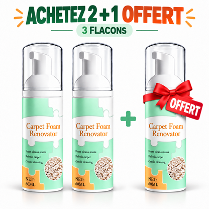 🔥−60 % AUJOURD’HUI🔥 Mousse détachante sans eau pour tapis avec chiffon