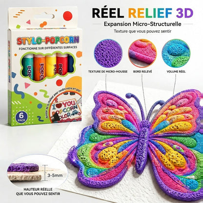🔥 -70% aujourd’hui丨IEY® 🎨Stylo d’Art 3D – Transformez vos dessins en créations en relief