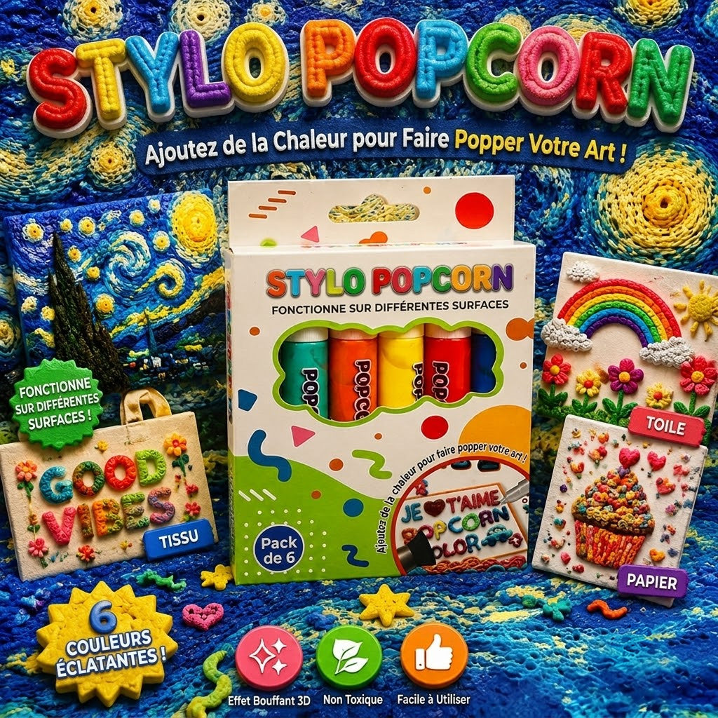 🔥 -70% aujourd’hui丨IEY® 🎨Stylo d’Art 3D – Transformez vos dessins en créations en relief