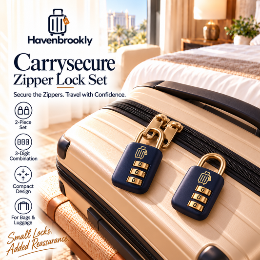 Carrysecure Zipper Lock Set