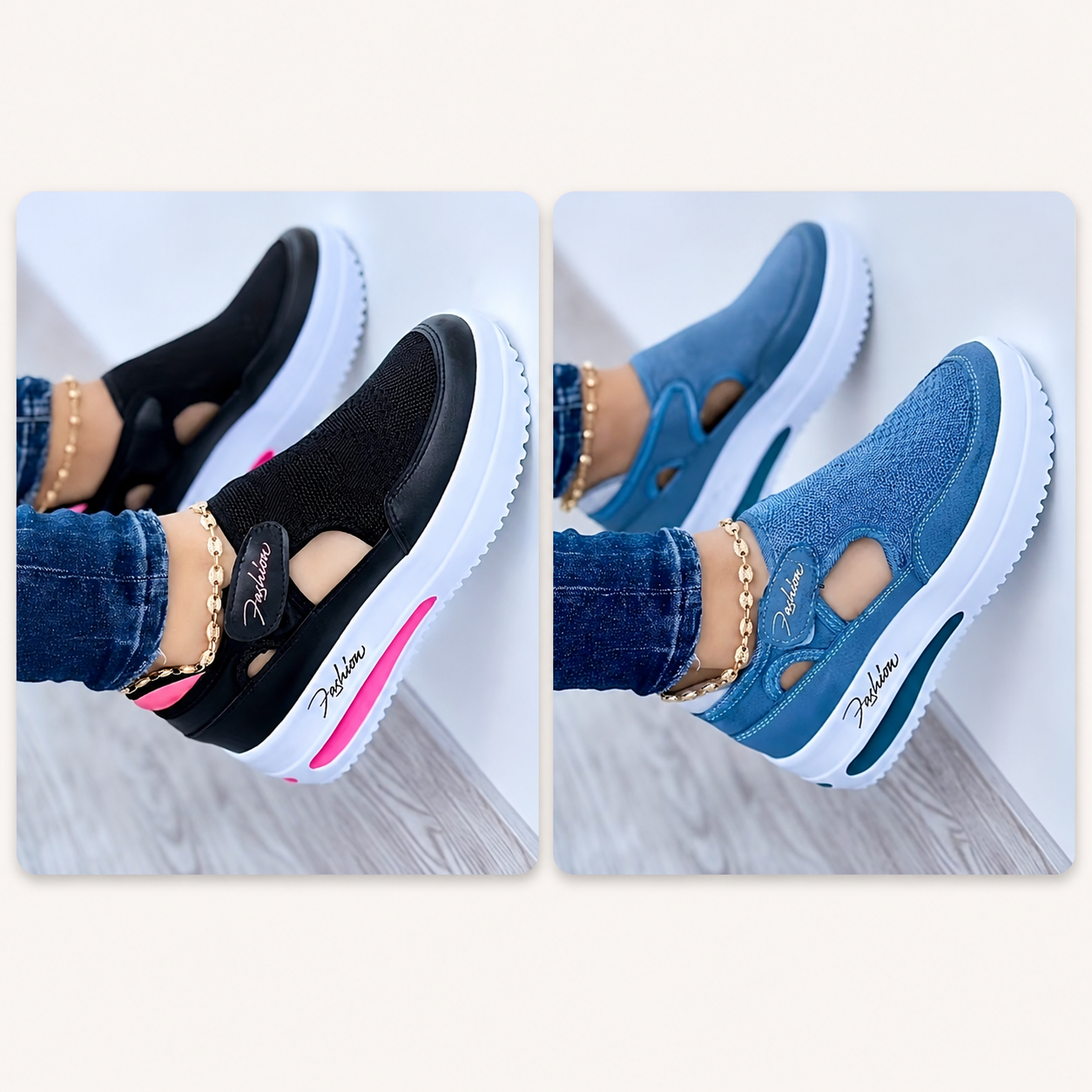 🔥Bleu+Noir